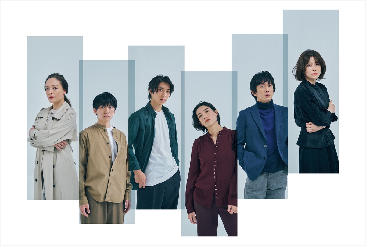 「ラビット・ホール」出演者。左からシルビア・グラブ、山﨑光、阿部顕嵐、土井ケイト、成河、宮澤エマ。