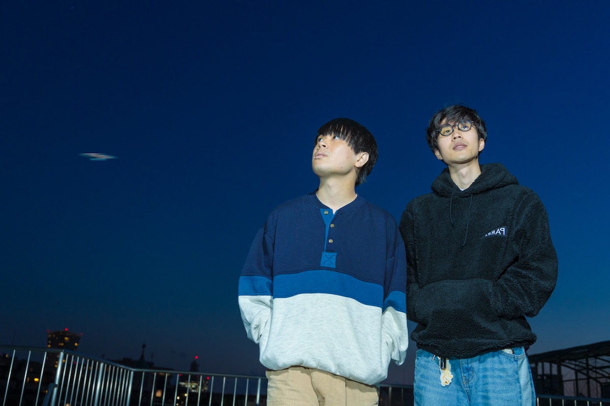 左から柴田、西山。