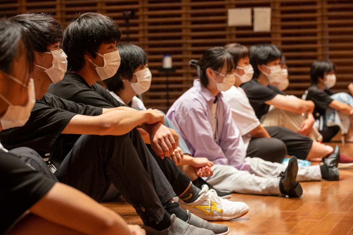 プレ稽古の様子。©︎萩原ヤスオ