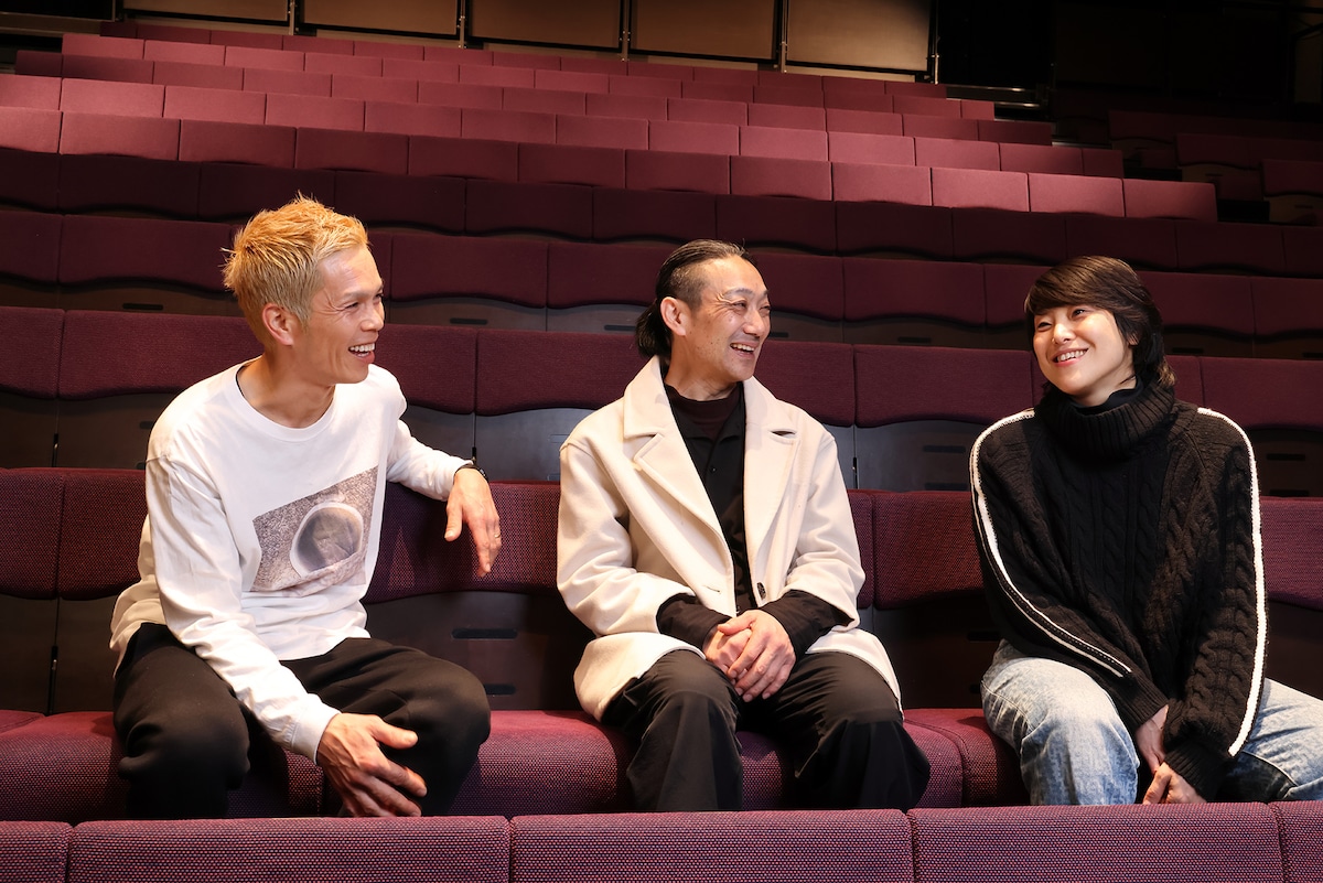 左から山崎皓司、森川理文、樋口ミユ。
