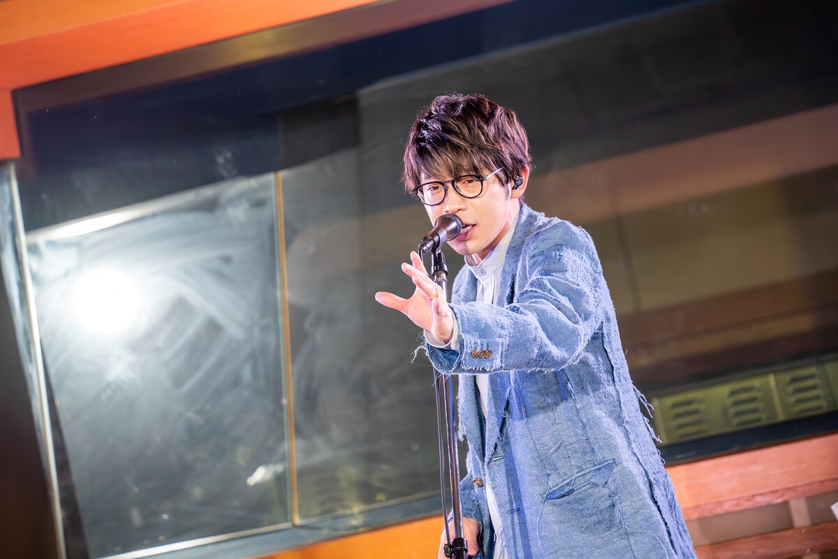 「Pococha×川崎鷹也 Special Movie “想いのチカラ”」収録の様子。