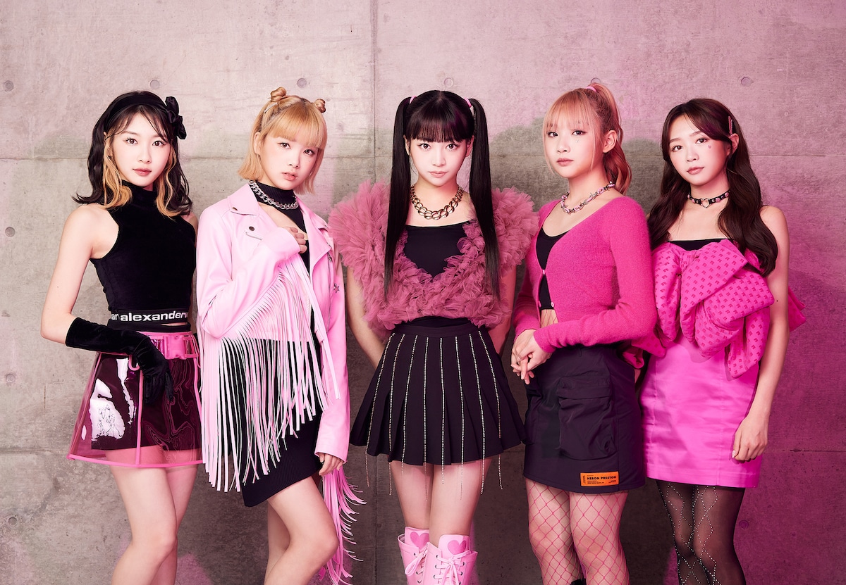 左からRINKO、UTA、NANA、RIN、YUKINO。