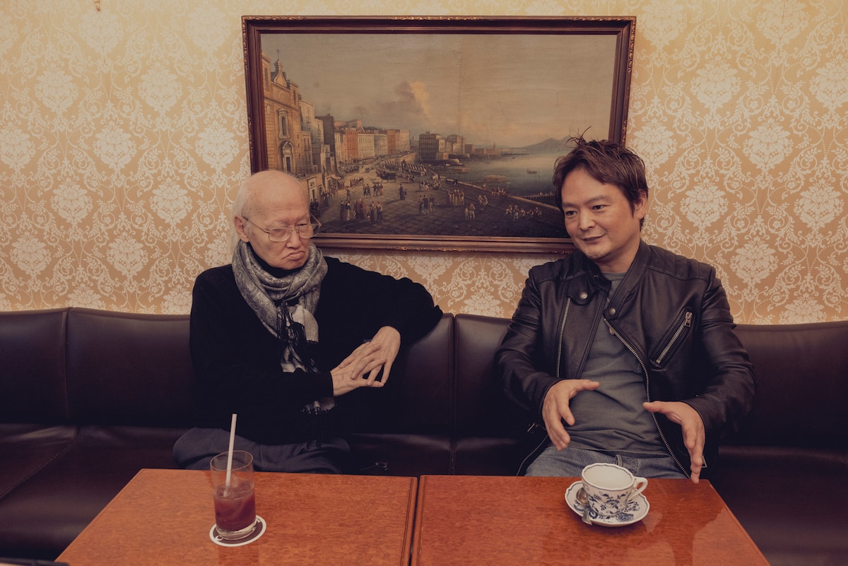 左から川添象郎、大郷剛。