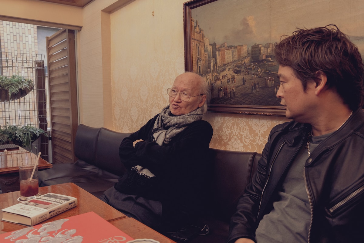 左から川添象郎、大郷剛。