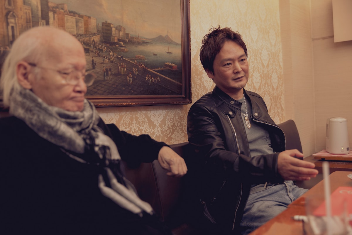 左から川添象郎、大郷剛。