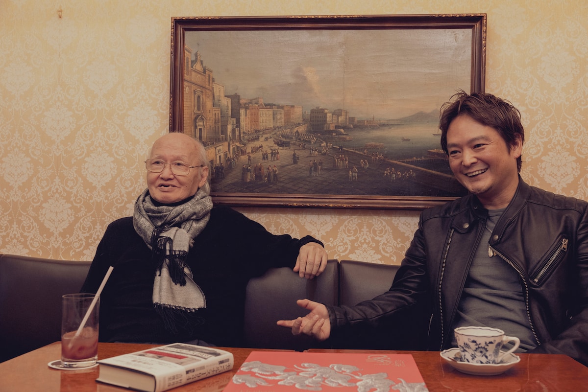 左から川添象郎、大郷剛。