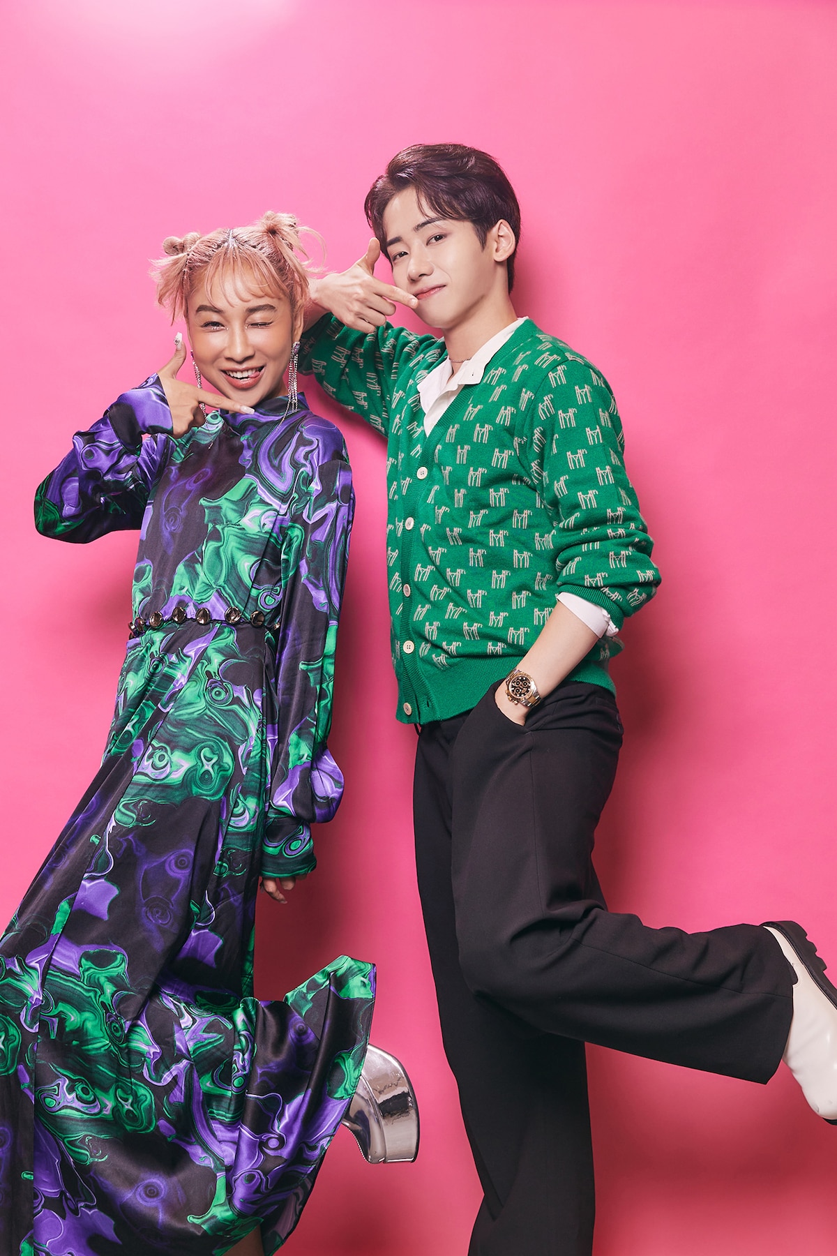 左から青山テルマ、YUMEKI。