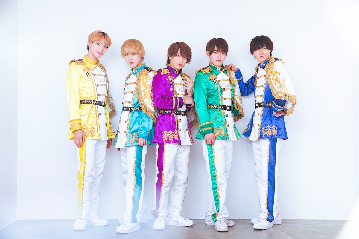 左からはるかわれんや、天然すい、ゆっけ、とうり、坪井海斗。