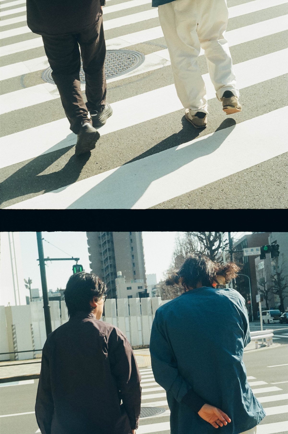 左から岸田繁、今泉力哉。