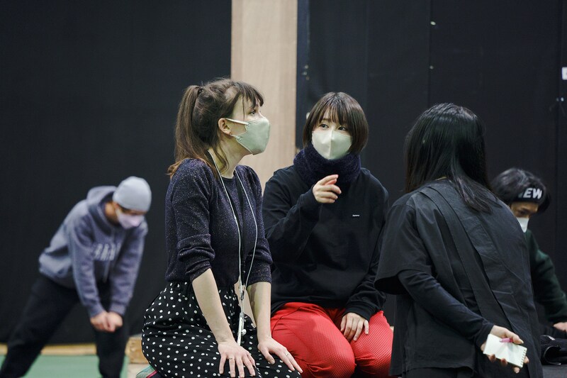 「ロミオ＆ジュリエット」稽古の様子。