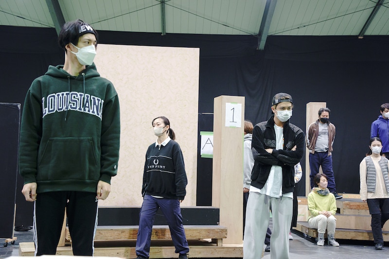 「ロミオ＆ジュリエット」稽古の様子。