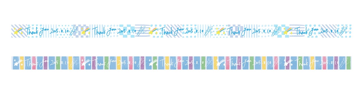 礼真琴 直筆メッセージ入りマスキングテープ