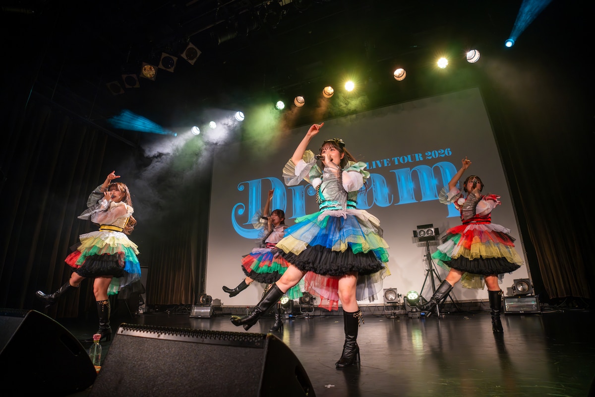 「りんご娘 ONE-MAN LIVE TOUR 2026 "Dream"」初日公演の様子。