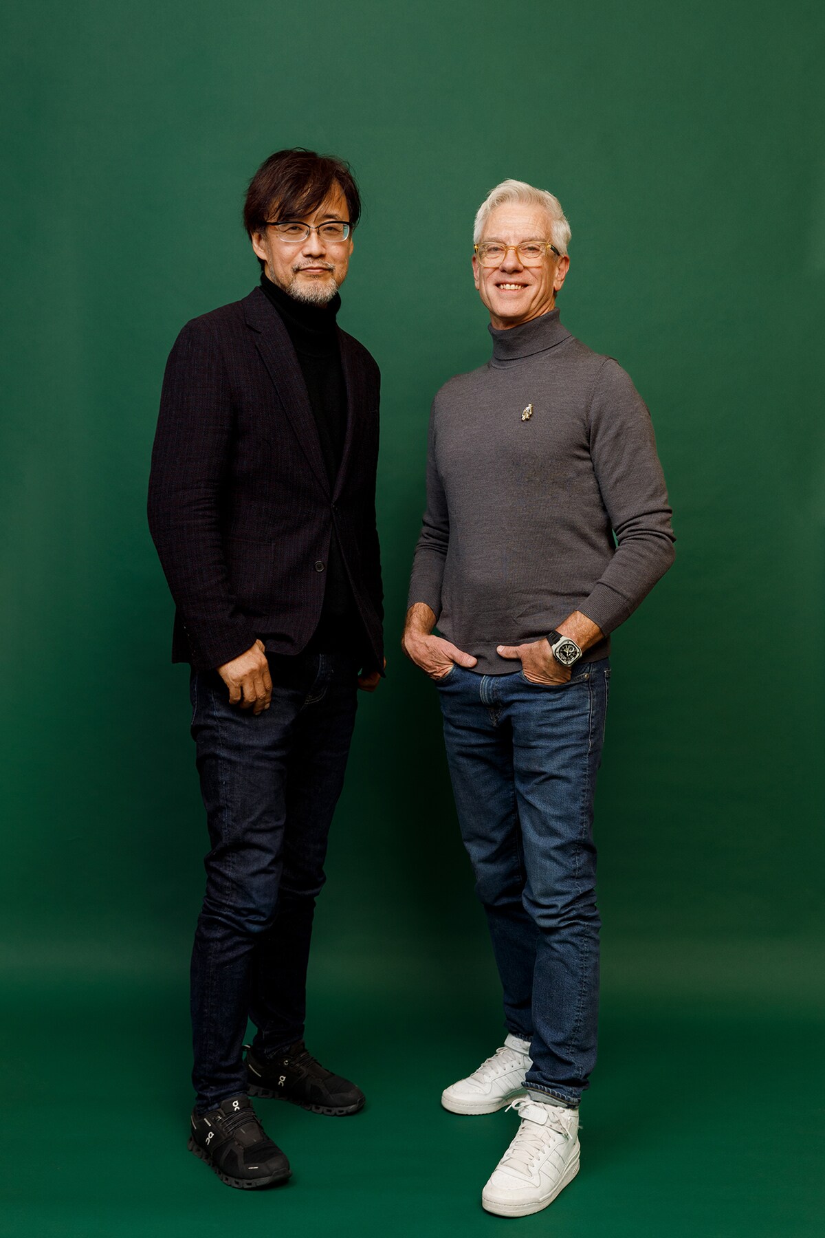 クリス・サンダース（右）と山崎貴（左）