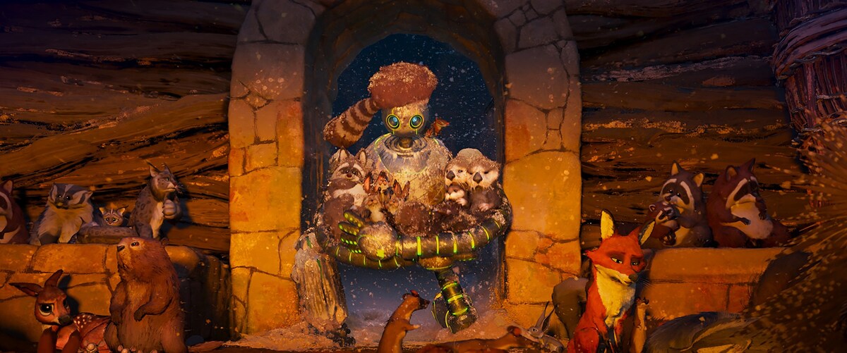 「野生の島のロズ」場面写真