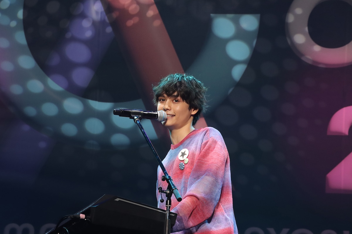 2025年8月17日に大阪・関西万博で開催された「U-NEXT MUSIC FES Augusta Camp Extra in EXPO 2025 ～YAMAZAKI MASAYOSHI 30th Anniversary～」より。（撮影：福政良治）