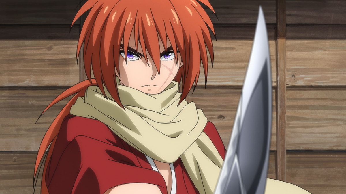 TVアニメ「るろうに剣心 －明治剣客浪漫譚－」PVより、斉藤壮馬演じる緋村剣心。