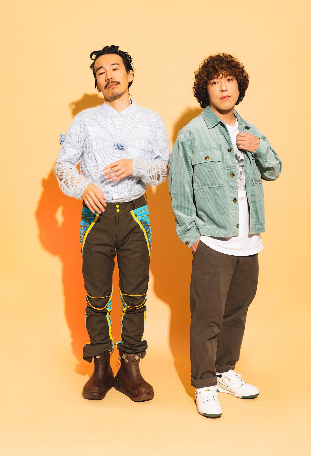 左から清竜人、谷口鮪(KANA-BOON)。