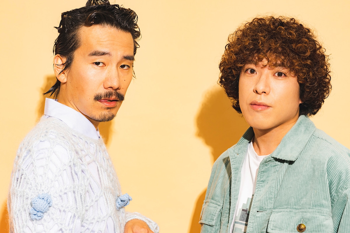 左から清竜人、谷口鮪(KANA-BOON)。