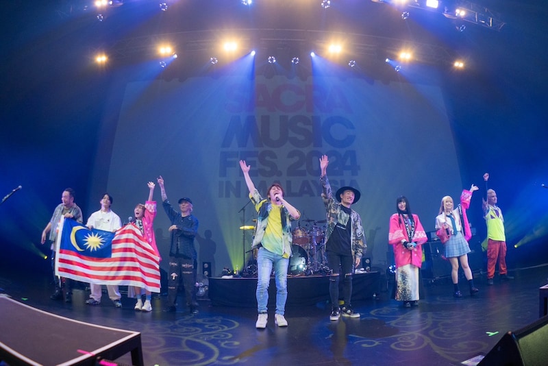 「SACRA MUSIC FES.2024 IN MALAYSIA」出演アーティストたち。