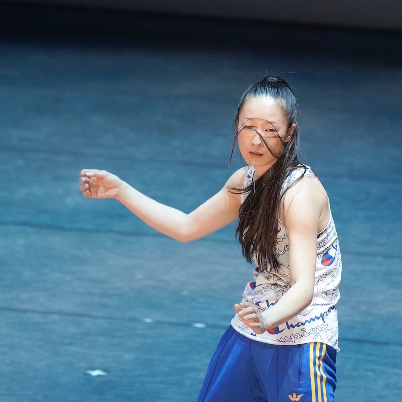 2021年3月の「ワーク・イン・プログレス」より。（撮影：大洞博靖）