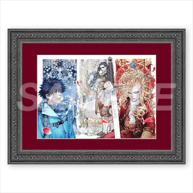 「直筆サイン入りB4キャラファイングラフA：描き下ろし」税込6万6000円 ©坂本眞一／集英社