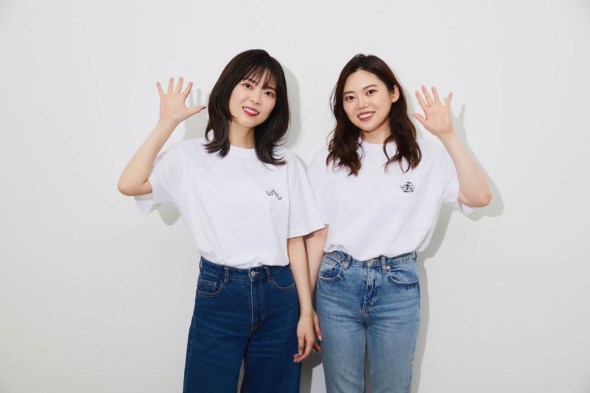 左から李姉妹のしーちゃん、ゆんちゃん。