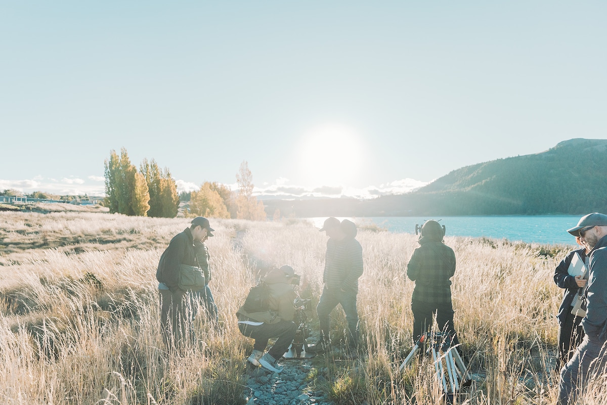 映画「楓」のロケ地の1つであるニュージーランド・テカポ湖の風景