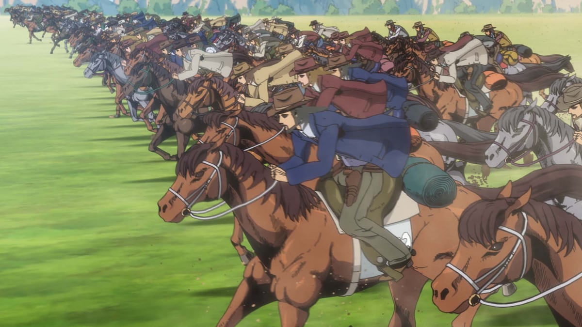 「スティール・ボール・ラン ジョジョの奇妙な冒険」第1話より