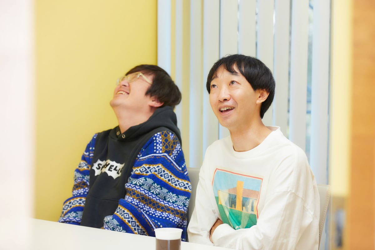 左から飛永翼、大水洋介。