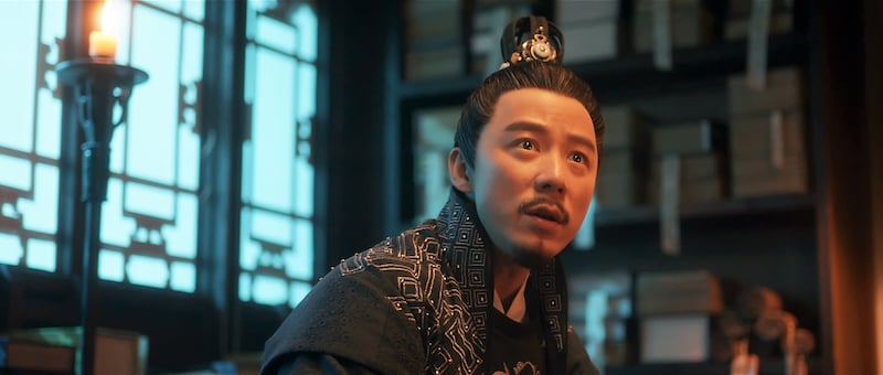 ワン・マオレイ演じる李子龍（りしりゅう）。