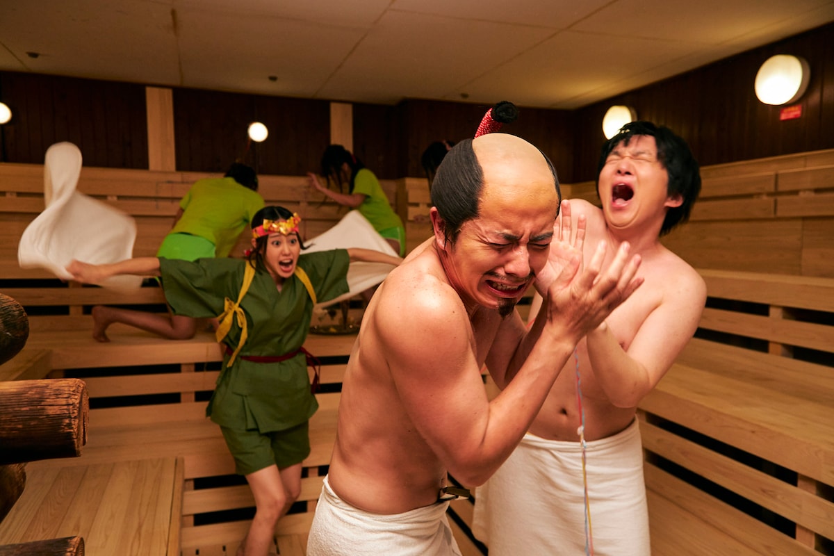 ショートドラマ「戦国サウナ」場面写真