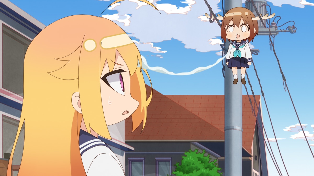 アニメ「しかのこのこのここしたんたん」第1話より。