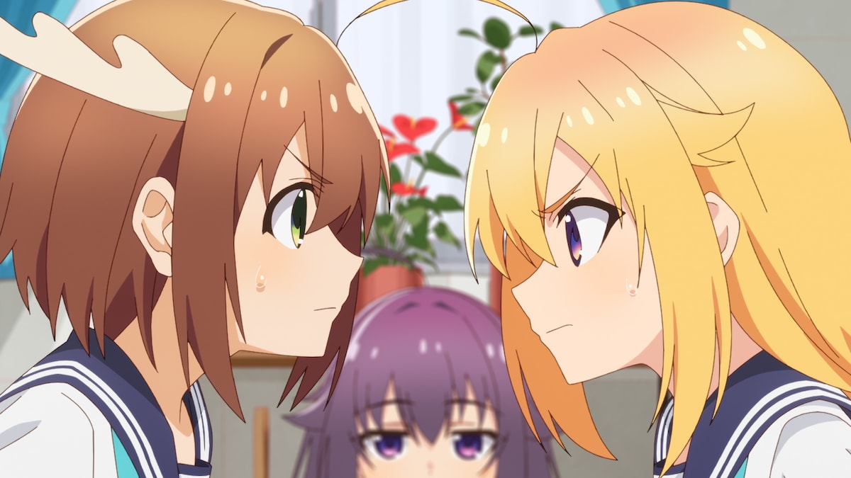 TVアニメ「しかのこのこのここしたんたん」第12話より。