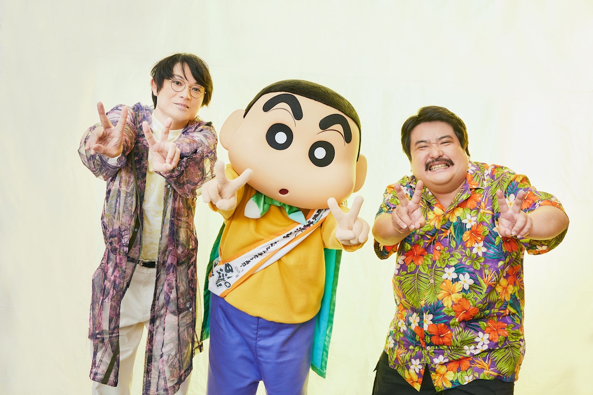 左から水川かたまり、野原しんのすけ、鈴木もぐら。