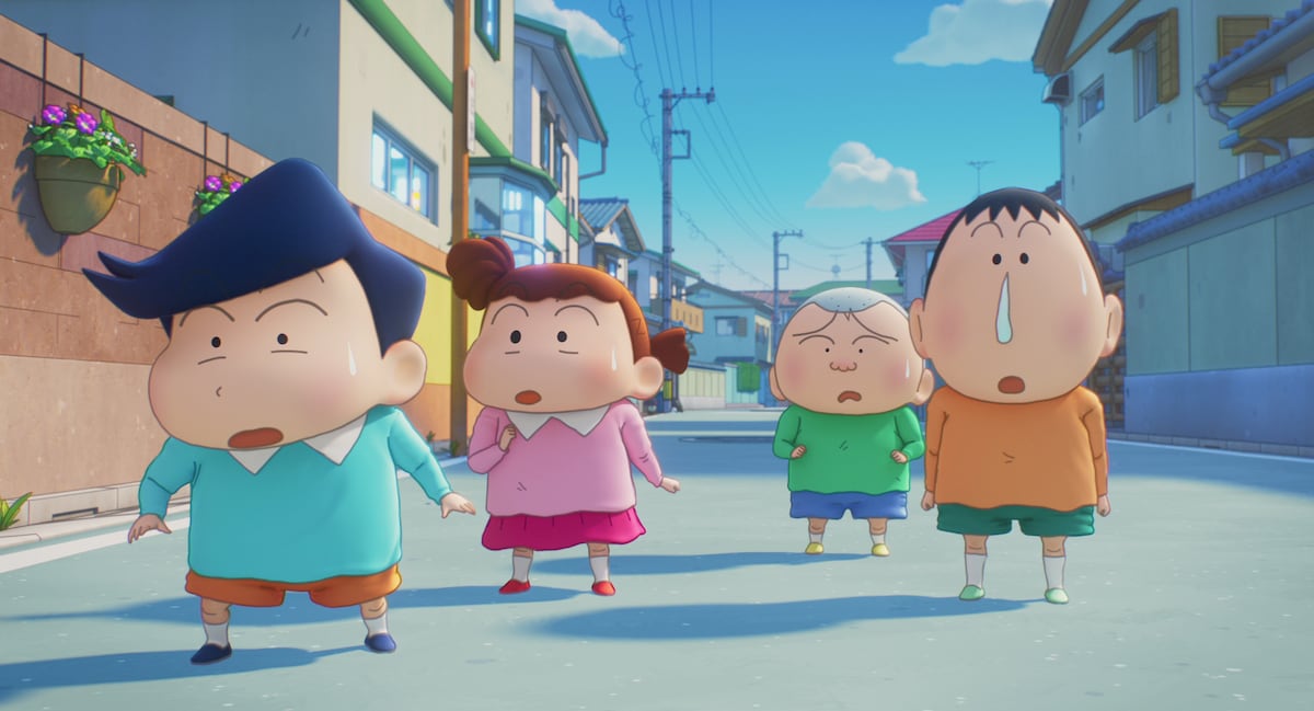 「しん次元！クレヨンしんちゃんTHE MOVIE 超能力大決戦 ～とべとべ手巻き寿司～」より、ボーちゃんの登場シーン。