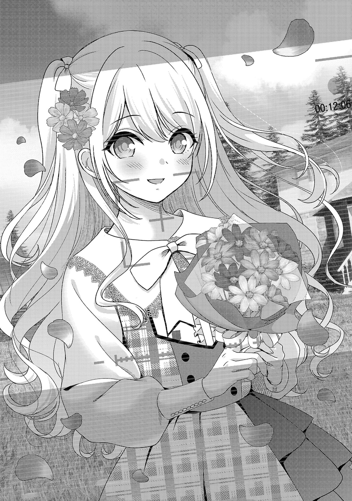 「失恋したのでVtuberはじめたら年上のお姉さんにモテました」5巻#28「才能、超開花!」より。VTuberの活動を通し自信をつけた優希は、顔出しでモデル活動も行う。