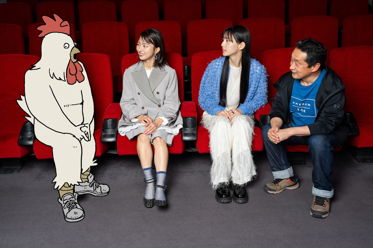 左から丹羽庭、山田姫奈、宮原華音、坂本浩一