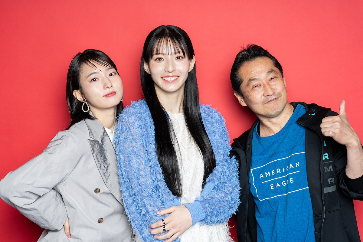 左から山田姫奈、宮原華音、坂本浩一