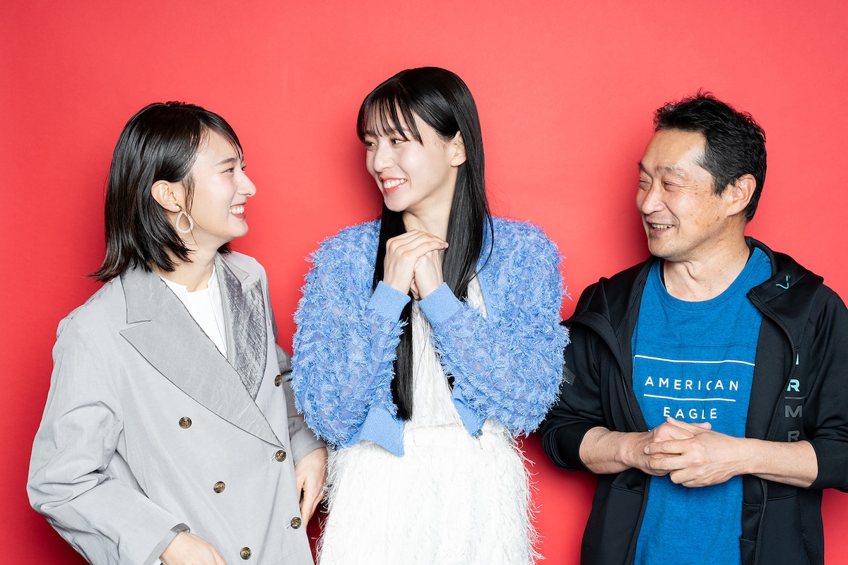 左から山田姫奈、宮原華音、坂本浩一