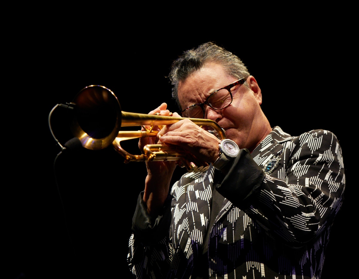 日野皓正(Photo by Tomoya Takeshita)