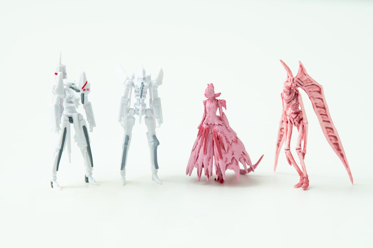 Blu-ray初回生産限定版に付属する1/450スケールフィギュア。