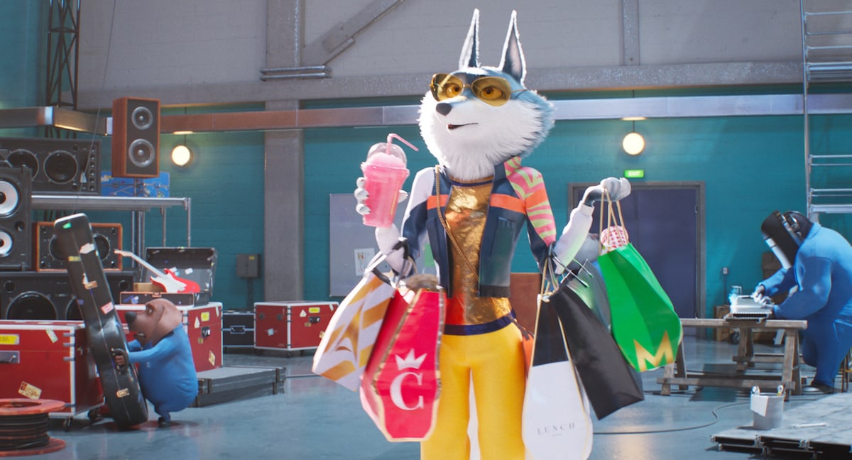 「SING／シング：ネクストステージ」より、オオカミのポーシャ。