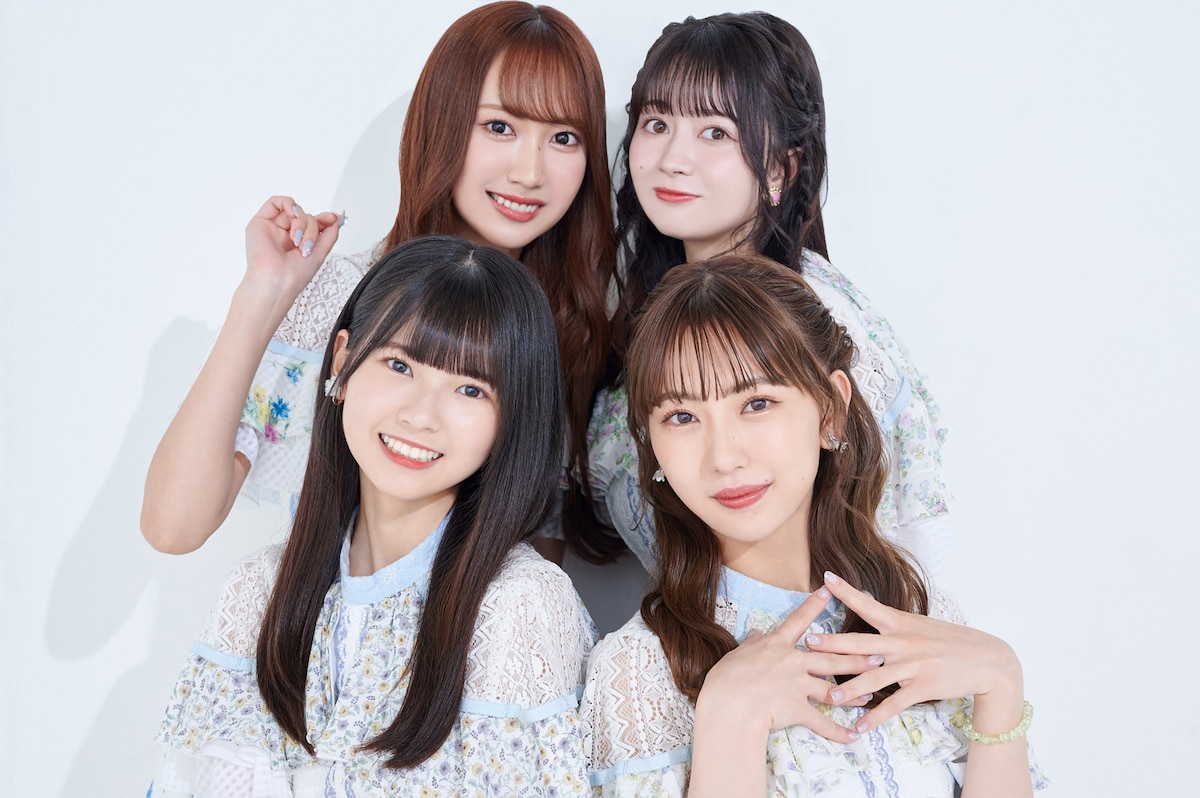 左上から時計回りに野村実代、江籠裕奈、熊崎晴香、原優寧。