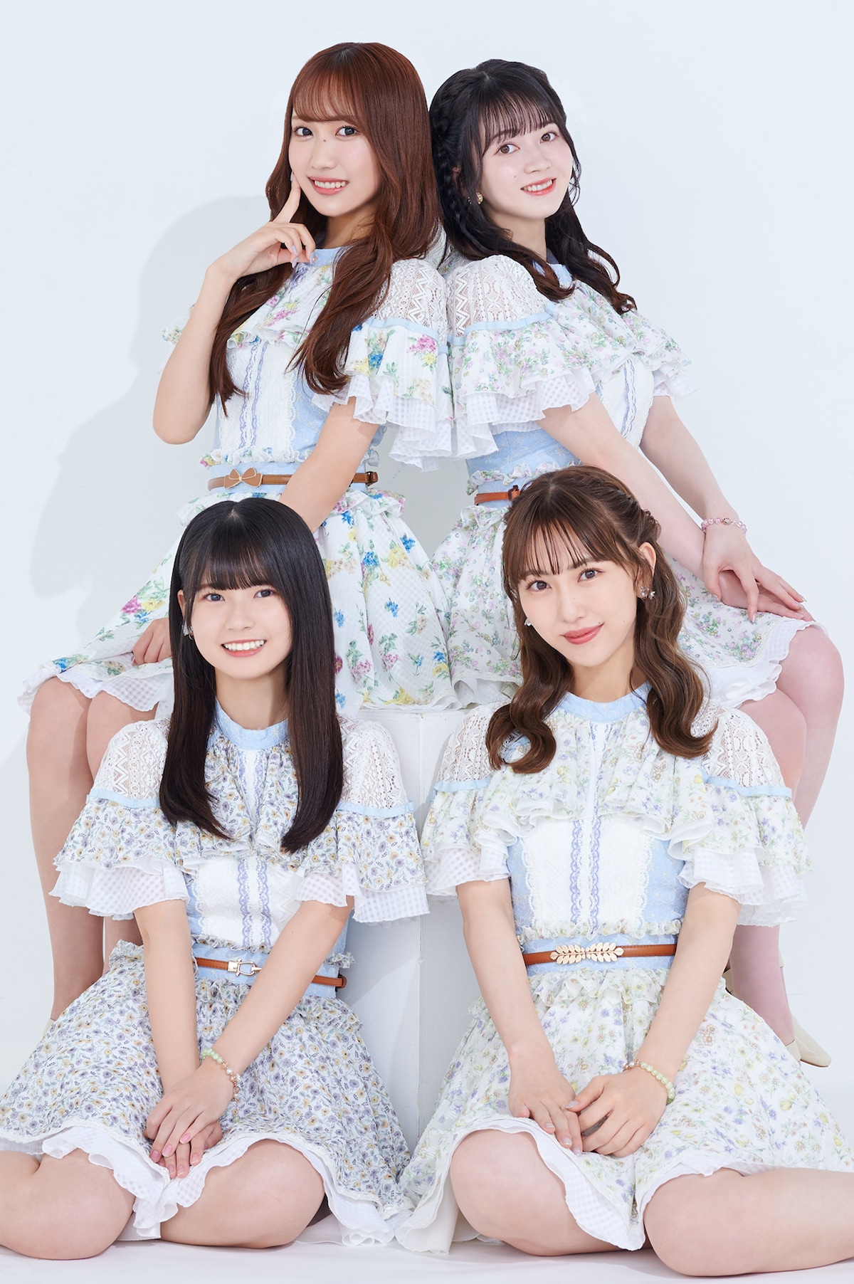 左上から時計回りに野村実代、江籠裕奈、熊崎晴香、原優寧。