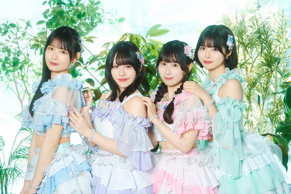 左から伊藤実希、佐藤佳穂、井上瑠夏、荒野姫楓。