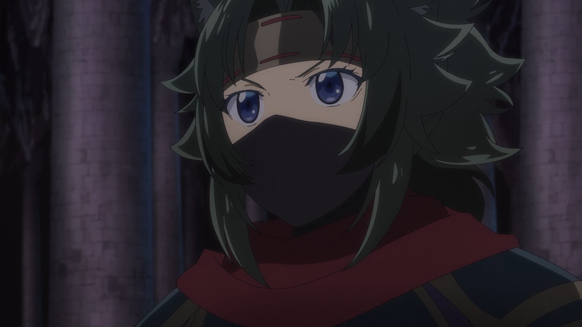 TVアニメ「骸骨騎士様、只今異世界へお出掛け中」第11話より、チヨメ。