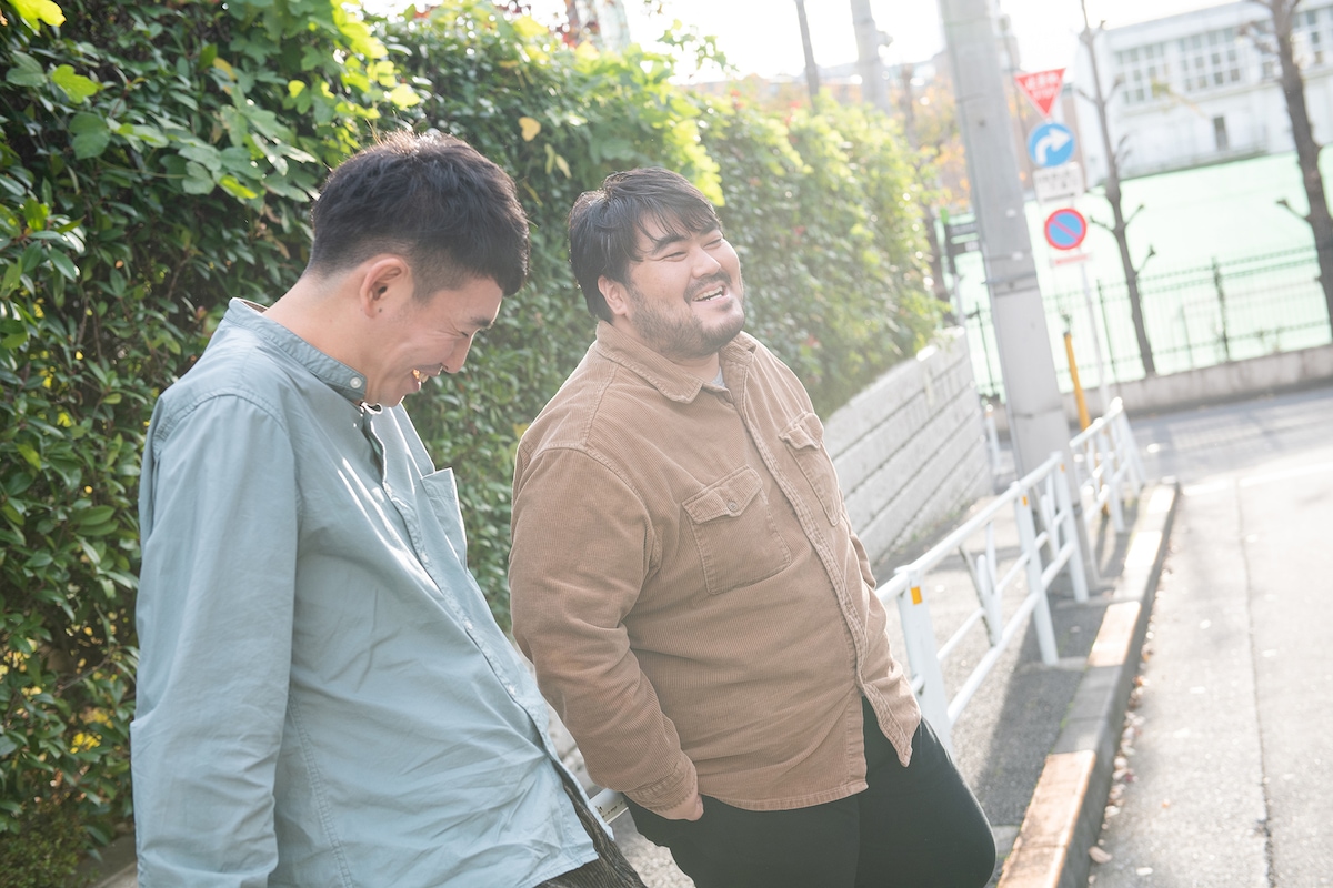 左から葛西敏彦、澤部渡。