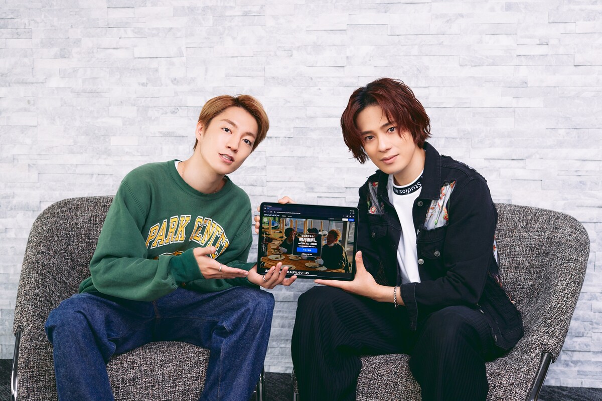 左から森田美勇人、真田佑馬。