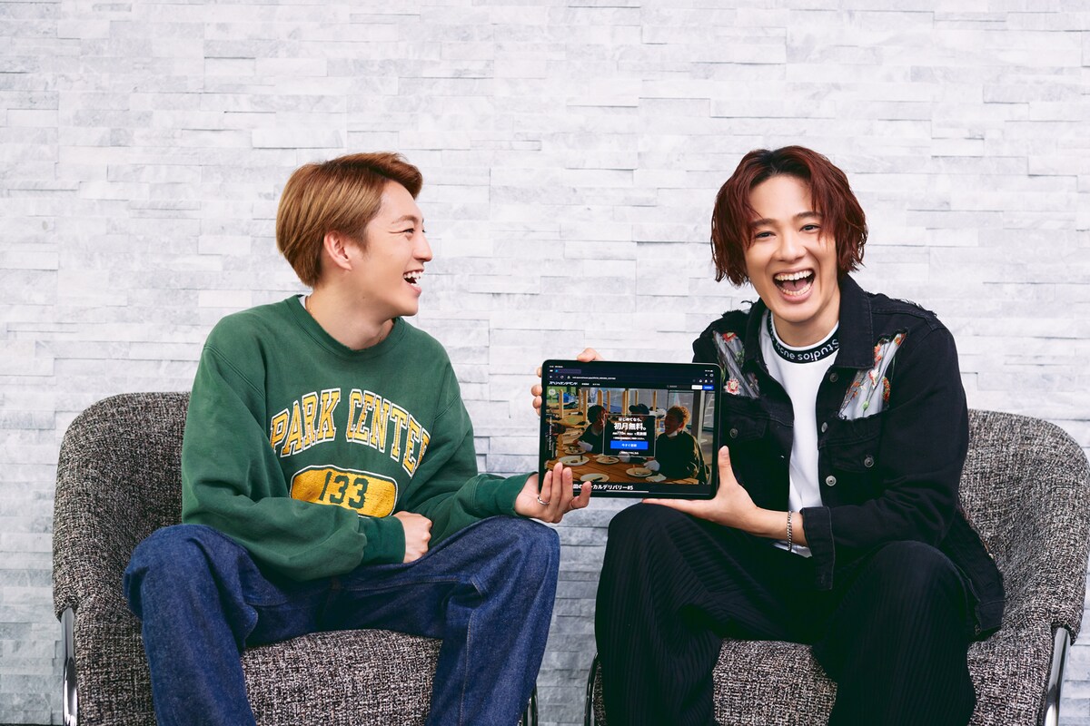 左から森田美勇人、真田佑馬。